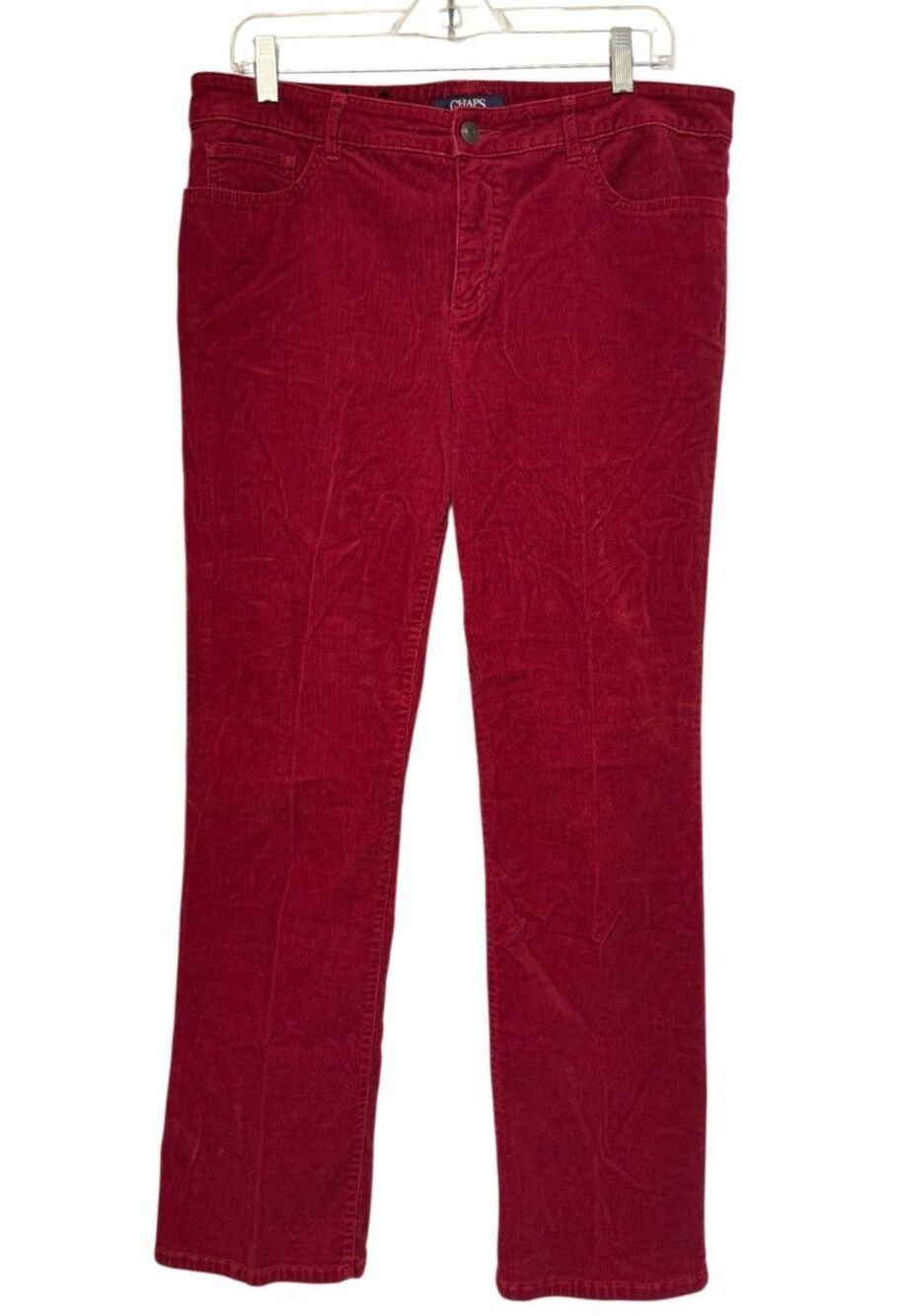 Chaps Women’s Classic 5-Pocket Fine Whale Corduroy Pants Sz. 12 Traditional